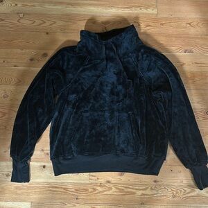 Anthropologie SUNDAY IN BROOKLYN Pullover Velvet/Velour Sweatshirt Size S